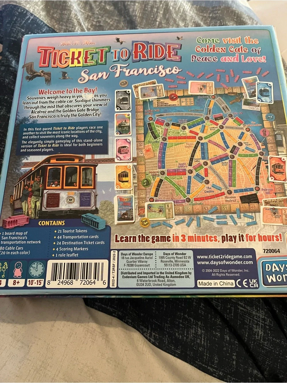 Ticket To Ride San Francisco New